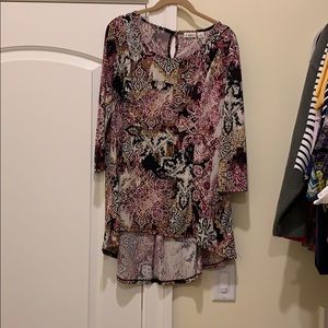 Beautiful multicolor long top, medium